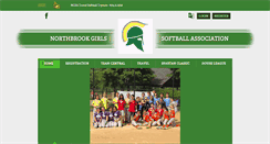 Desktop Screenshot of northbrooksoftball.com