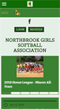 Mobile Screenshot of northbrooksoftball.com